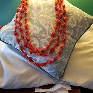 Hand made fashion crochet necklace